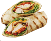 Grilled Chicken Club Wrap