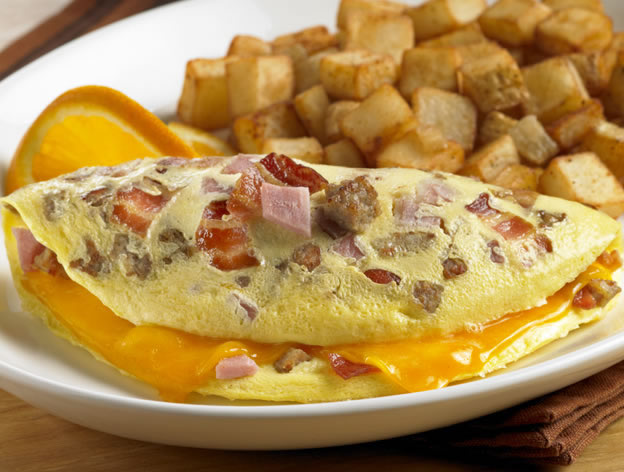 Bacon & Cheddar Omelet